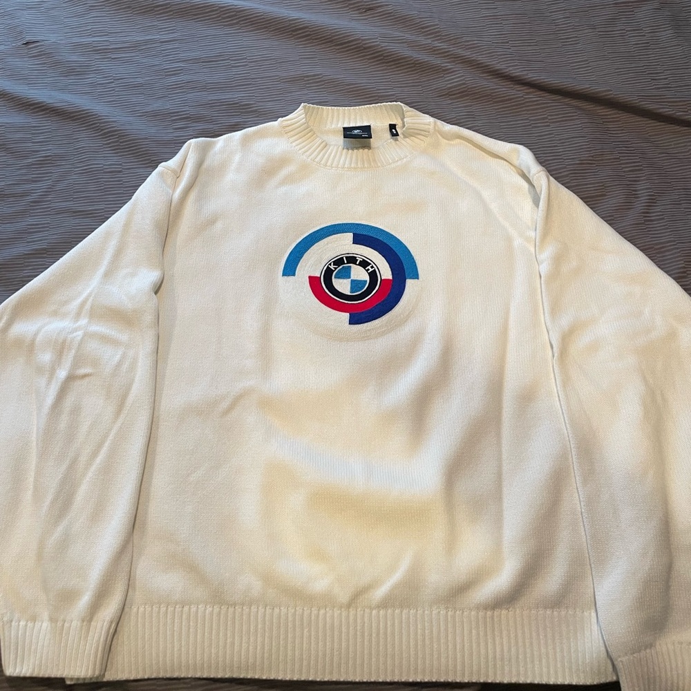 Kith x BMW Vintage Roundel Sweater - Ivory XXL